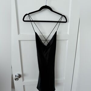 Zara Black Backless Dress